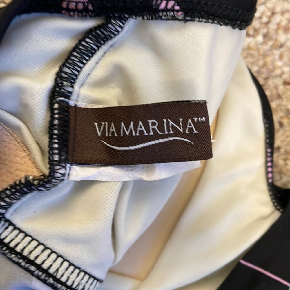 Via Marina dotted halter swimsuit top - Picture 4 of 7